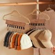 Cotton and linen fabric hanging wall storage bag, Nordic I NS Dormitory Door Three-Pocket Hanging Bag for Sundry Items