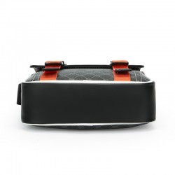 Bag, men's retro single shoulder bag, PU casual business high-end bag, water-resistant handbag, men's casual cross-body bag