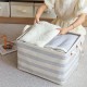Thickened Cotton and Linen Waterproof Clothes and Quilt Storage Boxes, Large-Capacity, Multifunctional Storage Baskets for Snacks, Toys, and Sundries