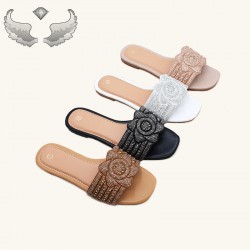 ANGEL SHOES Cross-border Hot-Selling New Style Women's Slippers: Versatile, Casual, Crafted Shoes