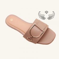 ANGEL SHOES Wholesale Women's summer outdoor slippers, fashionable buckle-strap slippers.