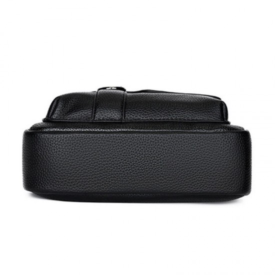 Men's handbag, woven new style handbag, men's business large-capacity handbag, wallet, trendy soft leather men's money clip bag