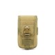 Molle functional tactical phone bag, tactical waist bag, large-capacity outdoor military camouflage ID bag (RANDOM COLOR)