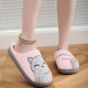Cross-border women's cotton slippers with a cartoon lucky cat, cute Korean cat design, warm and casual indoor slippers