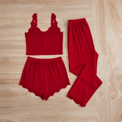 Amazon cross-border home wear set with casual floral printed pants, short-sleeved pants two-piece set, European-style women's pajamas that can be worn outside