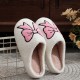 Best-selling cross-border cartoon animal cow, cat, and dachshund patchwork warm cotton slippers, couple's style for warm women