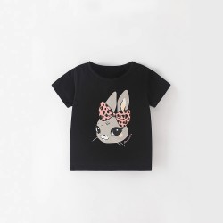 2025 summer style, new European and American children's summer style, small and medium-sized children's clothing, cartoon girl's cotton embroidered skirt, children's dress