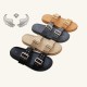 US export-made summer direct sales: fashionable metal women's flip-flops, wholesale Slippers