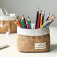 Pure Time Selected Choose a small cotton and linen hanging basket, desktop sundries, cosmetics pen holder, or wall-mounted storage basket.