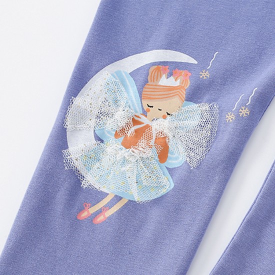 Girls' leggings, new autumn and winter styles, European and American children's elastic-waist pants, stylish children's clothing