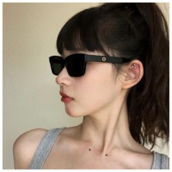 European and American rimless slimming, high-end sunglasses, cross-border new retro influencer sunglasses, millennial hot girl sunglasses.