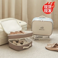 Waterproof Oxford cloth travel portable storage box, dustproof slipper storage box, multifunctional clothing storage bag, shoe box