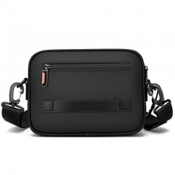 Men's handbag, simple single shoulder bag, men's crossbody bag, zipper decoration new trendy small bag, business casual handbag