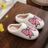 Best-selling cross-border cartoon animal cow, cat, and dachshund patchwork warm cotton slippers, couple's style for warm women