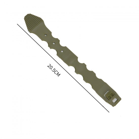 MOLLE system tactical fixing clip, adapter strip, chest strap, leg strap, nylon quick-release hate strip (RANDOM COLOR)