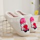 New cross-border cotton slippers for men and women, wholesale, animal cartoon panda and puppy cotton slippers