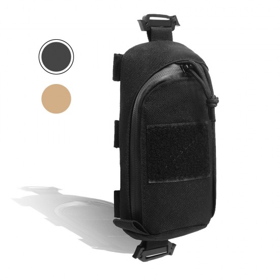 Outdoor waist bag multi-purpose Molle tool bag EDC miscellaneous storage bag leisure sports accessory pouch (RANDOM COLOR)