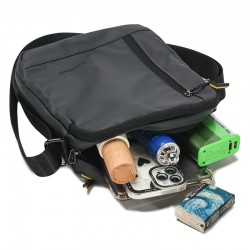 Men's trendy single shoulder bag, outdoor sports casual chest bag, new multi-functional travel bag, multi-pocket, business commuting backpack, small crossbody bag for spring outing