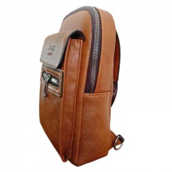 Japanese leather paper storage hanging bag, miscellaneous items and organization bag for household large capacity wall-mounted multi-functional storage bag