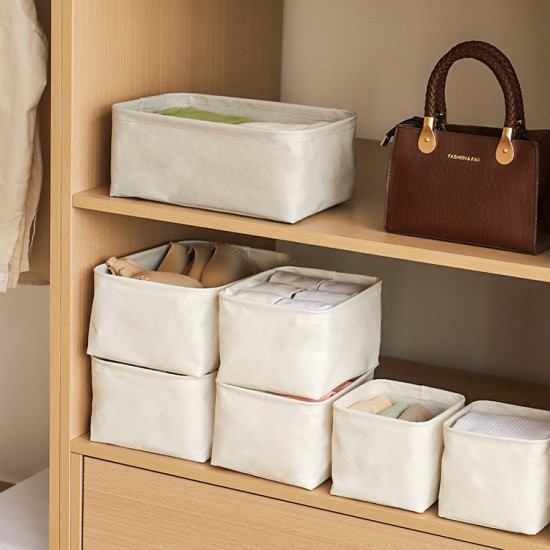 Japanese-style fabric tissue box, canvas tissue drawer, simple homeware canvas car hanging tissue packaging