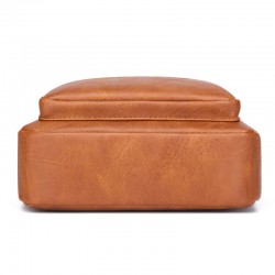 Men's single shoulder bag, new style business casual vertical-style cross-body bag, PU soft leather handbag, business commuting single shoulder bag, casual travel handbag