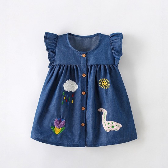 New autumn styles for young children: round-neck, cartoon-themed, long-sleeved, handsome, two-piece cotton pajamas for boys.