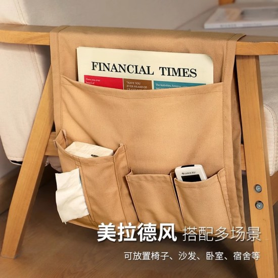 Simple Japanese-style canvas lunch bag, portable, thickened aluminum foil insulated lunch bag, Nordic-style portable lunch box