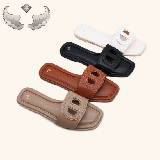 Suriname wholesale direct sales of new women's shoes, fashionable crystal rhinestone slippers for summer outdoor use, ladies slippers.