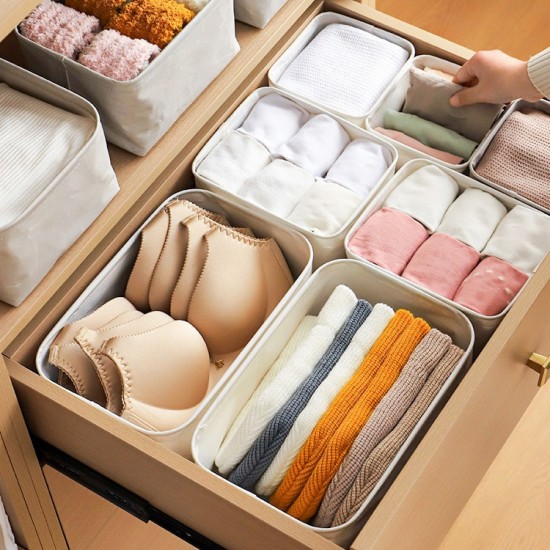 Japanese-style fabric tissue box, canvas tissue drawer, simple homeware canvas car hanging tissue packaging