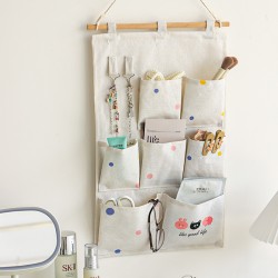 Sock storage hanging bag, underwear net bag, wardrobe hanging storage, dormitory bedside wall storage bag