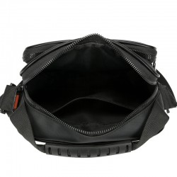 Men's single shoulder bag, crossbody bag, new style crossbody bag for overseas trade, leather strap decorated crossbody bag, casual small square bag, multi-functional handbag