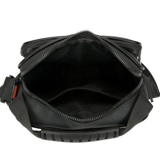 Men's single shoulder bag, crossbody bag, new style crossbody bag for overseas trade, leather strap decorated crossbody bag, casual small square bag, multi-functional handbag