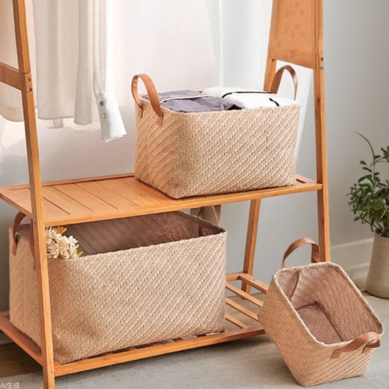 Tianshan cotton and linen wardrobe drawer storage box with compartmentalized clothing and pants storage Small storage baskets for household storage boxes