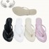 Maldives wholesale foreign trade women's craft shoes, summer flat shoes, non-slip slippers.