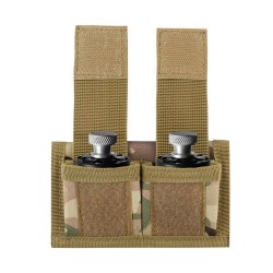 Outdoor nylon tactical wallet pocket, military accessory bag, portable mini coin bag, key holder waist bag. (RANDOM COLOR)