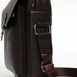 Men's single shoulder bag, new style fashionable official briefcase handbag, business elite cross-body bag, urban casual men's bag