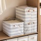 Thickened Cotton and Linen Waterproof Clothes and Quilt Storage Boxes, Large-Capacity, Multifunctional Storage Baskets for Snacks, Toys, and Sundries