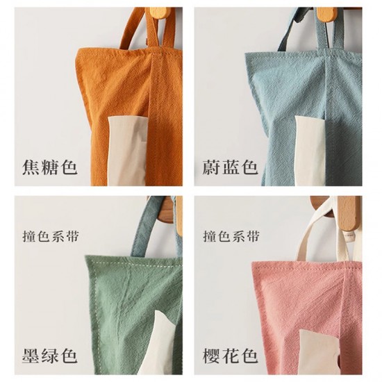 Pure cotton see-through clothing storage bag, large-capacity household dust bag, portable travel bag, business trip luggage storage bag