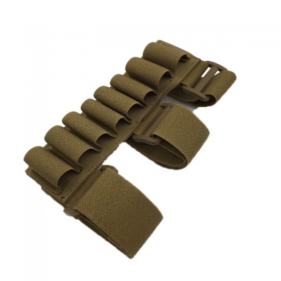 Outdoor multi-functional chin rest bag with 8-hole arm storage pocket EDC outdoor hunting hand binding accessory bag (RANDOM COLOR)