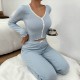 Cross-border Russian new-style home wear with cotton heart-shaped printed fabric, casual European-style short-sleeved pants two-piece set, sleepwear for women