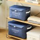Household clothing and toy storage box, bedroom dustproof storage device with lid, foldable storage box, clothing storage basket