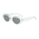 New summer metal square-frame sunglasses for men, Korean-style fashionable driving glasses with UV protection.