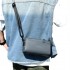 New men's chessboard pattern men's single shoulder bag, casual travel trendy crossbody bag, urban street casual men's bag