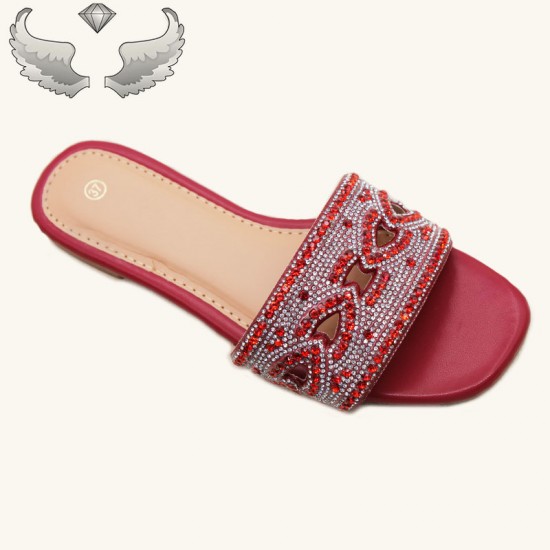 Suriname wholesale direct sales: fashionable rhinestone outdoor summer slippers, wholesale slippers