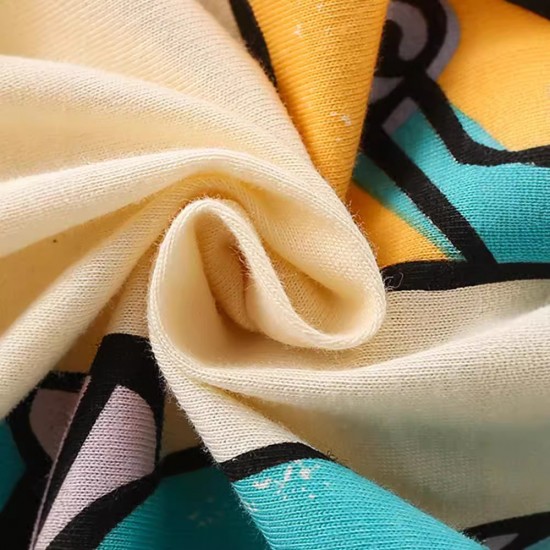 Girls' autumn/winter new styles, stylish European and American children's autumn homewear, cute round-neck children's clothing