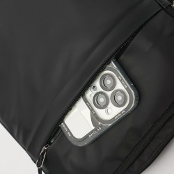 Fashionable crossbody bag, large capacity chest bag, business commuting storage bag, 2025 new men's single shoulder chest bag