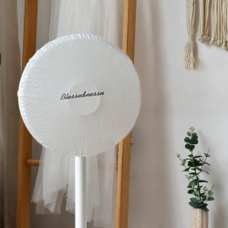 Premium Washed Cotton Stretch Fan Dust Covers, Round Fabric Floor-Mounted, Available in Various Sizes