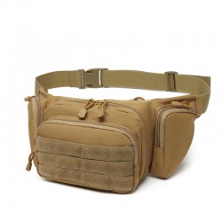 Amazon multi-functional tactical waist bag stealth gun bag outdoor cycling running sports climbing waterproof waist bag (RANDOM COLOR)