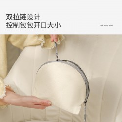 Simple time cotton canvas cosmetic storage bag, travel bag, business trip luggage, large toiletries storage bag