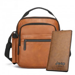 Men's handbag, fashionable official briefcase, business casual cross-body bag, export Southeast Asian street casual trendy handbag